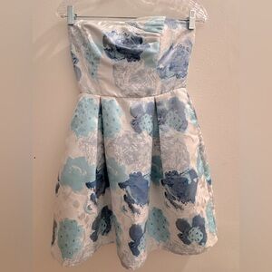 ark & co Strapless Floral  Dress
